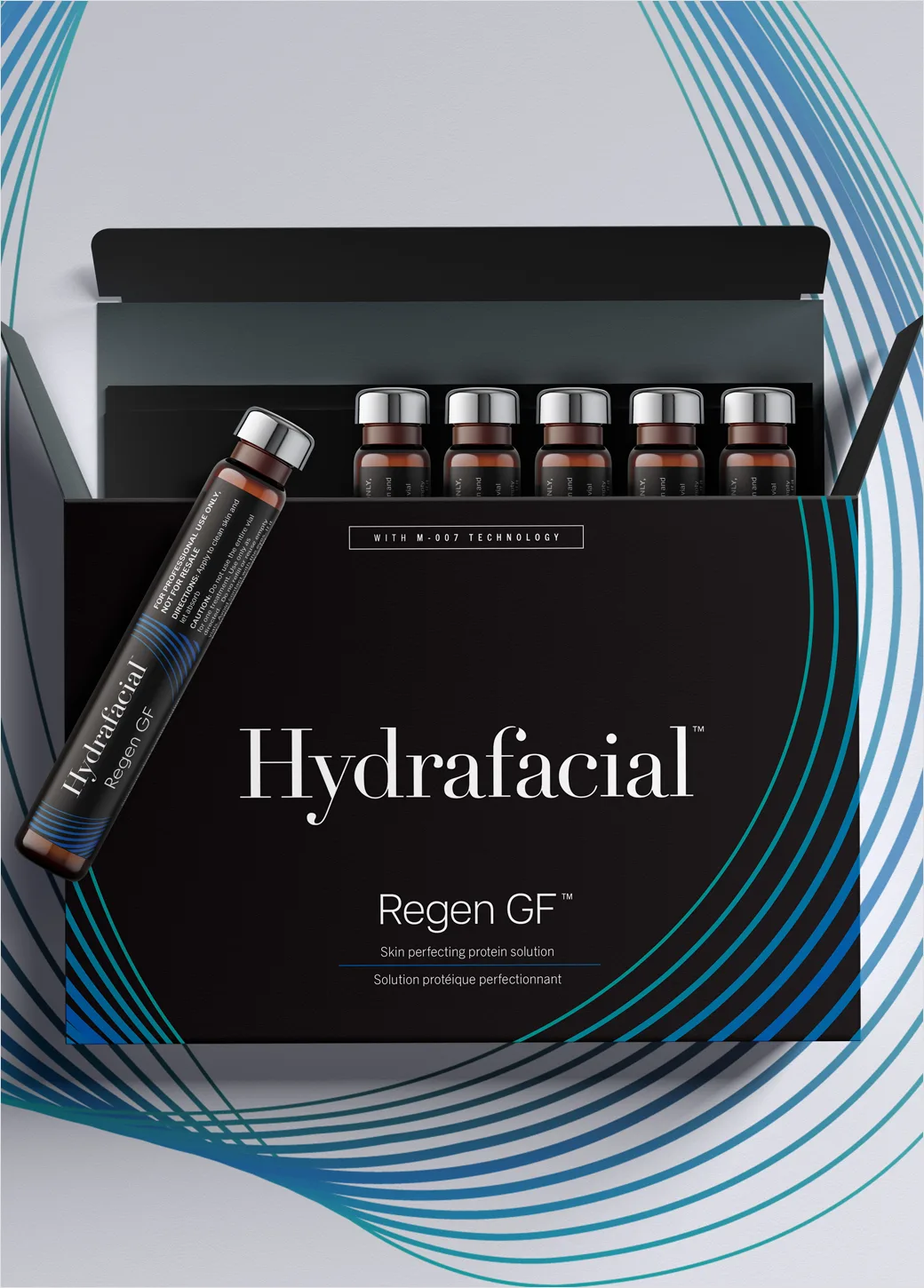 Hydrafacial produits et packaging premium