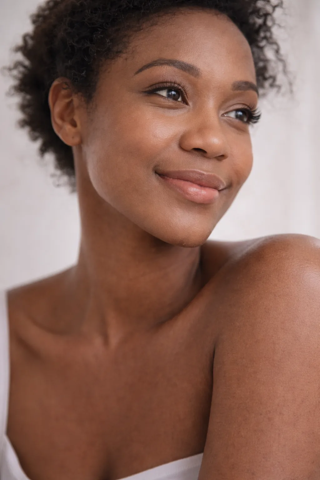 Qualité de peau améliorée — pores resserrés