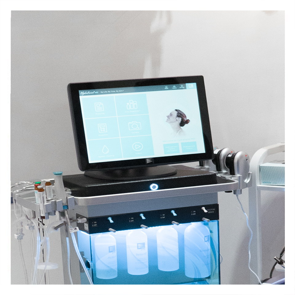 HydraFacial Syndeo — Console connectée en clinique O'Derma